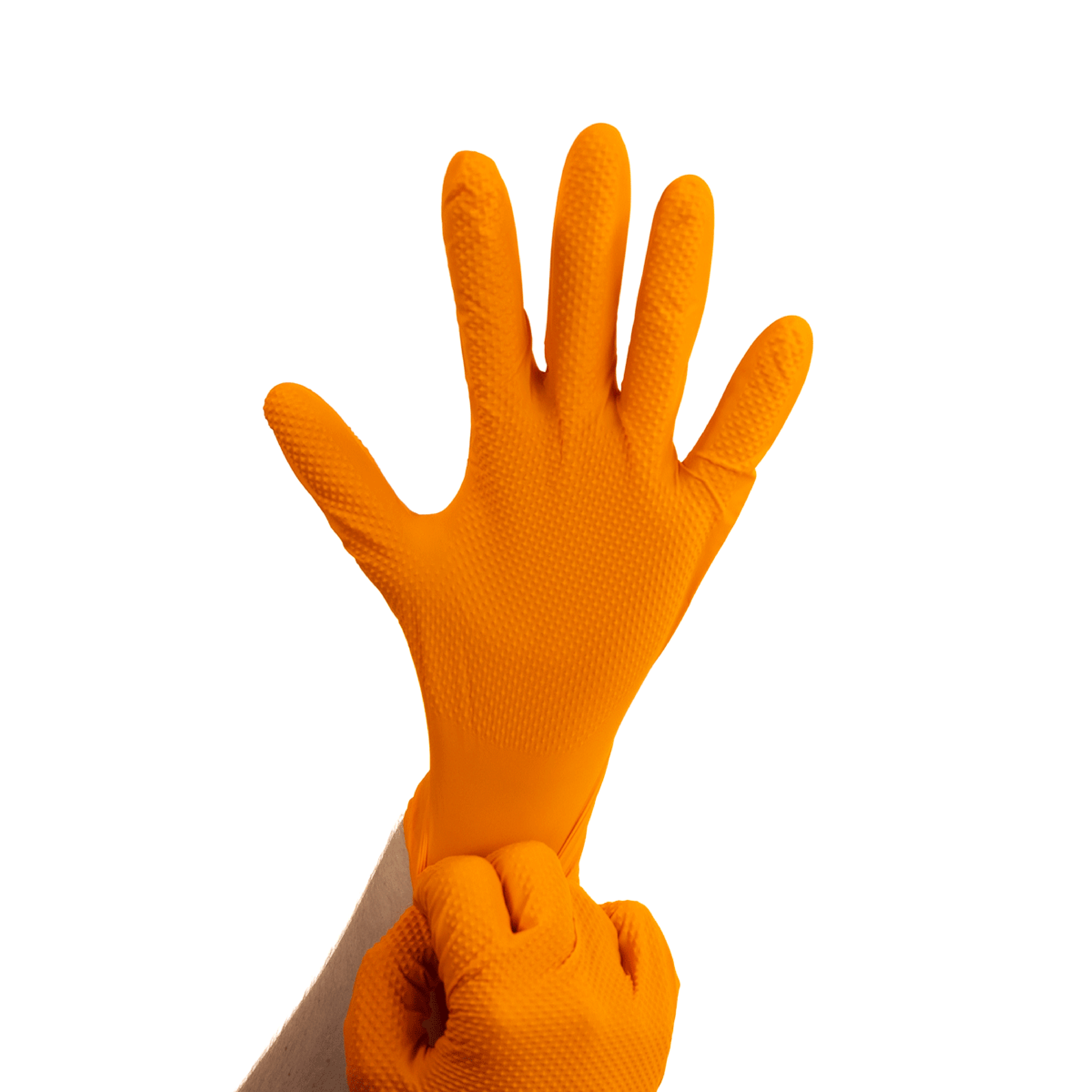 Wolverine Nitrile Gloves Medium Orange (8 Mil) 24000 pcs-Non-Exam Single-Use