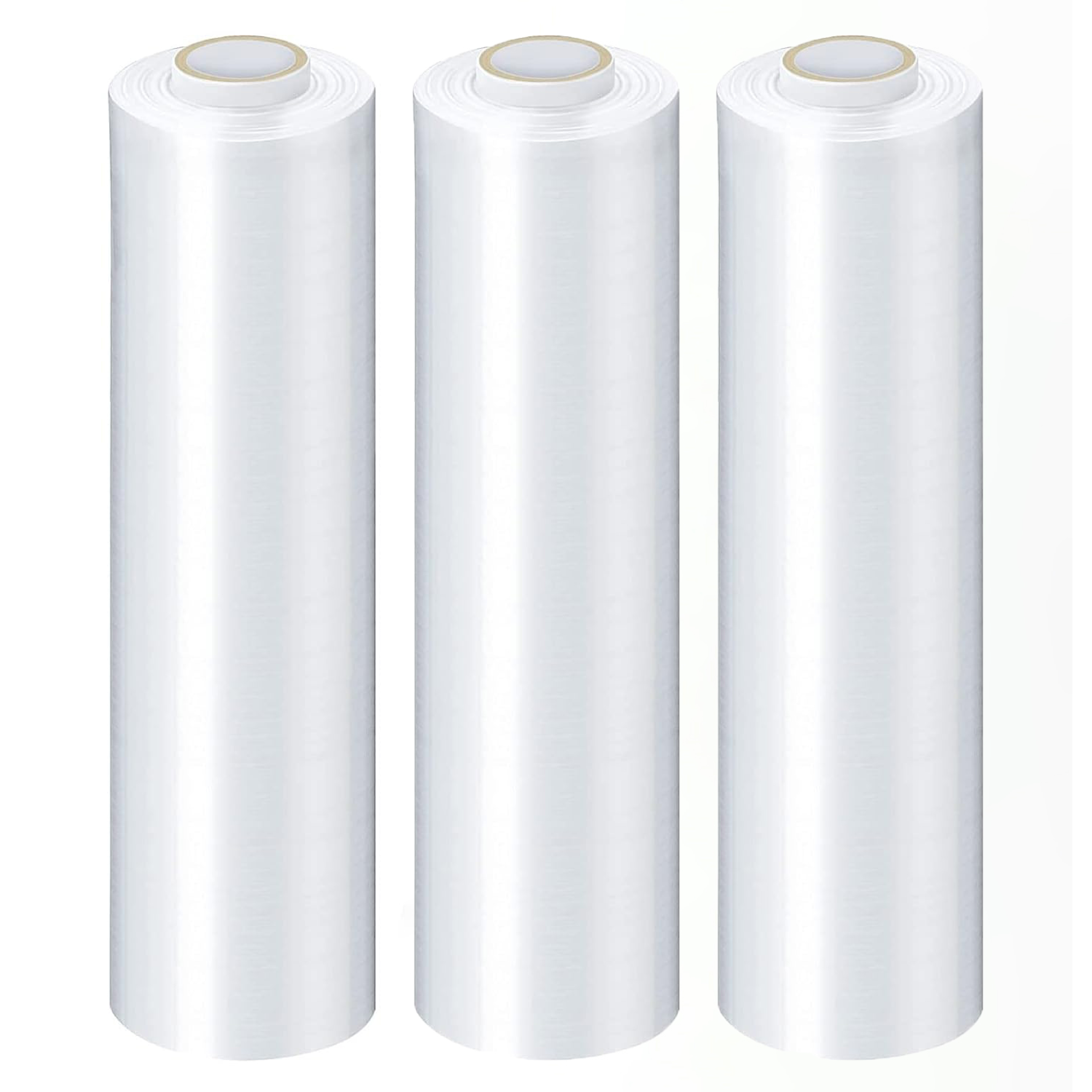 15" x 2000' 60 Gauge 8 Rolls Pallet Wrap Stretch Film Hand Shrink Wrap 2000FT - Picture 2 of 7