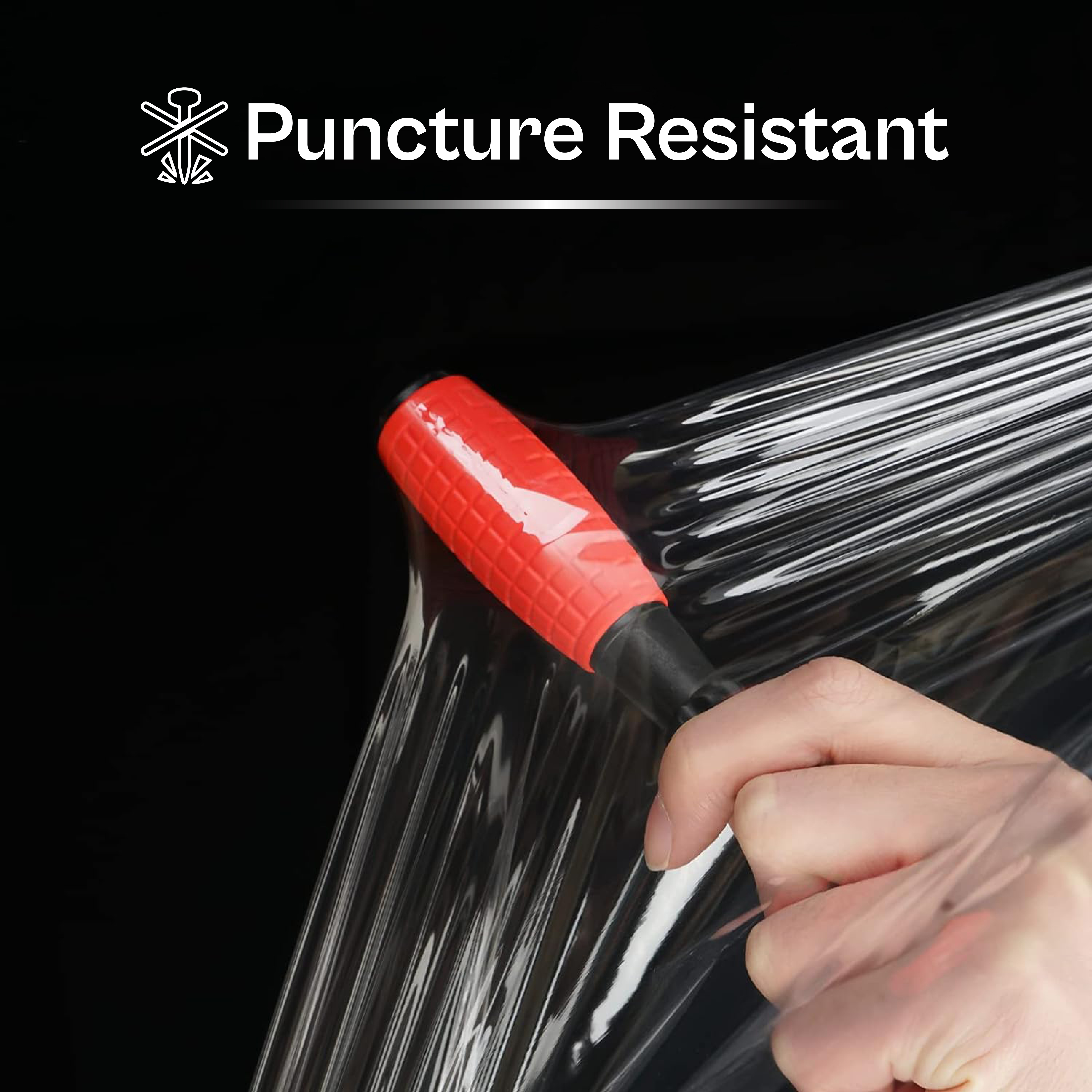 15" x 2000' 60 Gauge 8 Rolls Pallet Wrap Stretch Film Hand Shrink Wrap 2000FT - Picture 4 of 7