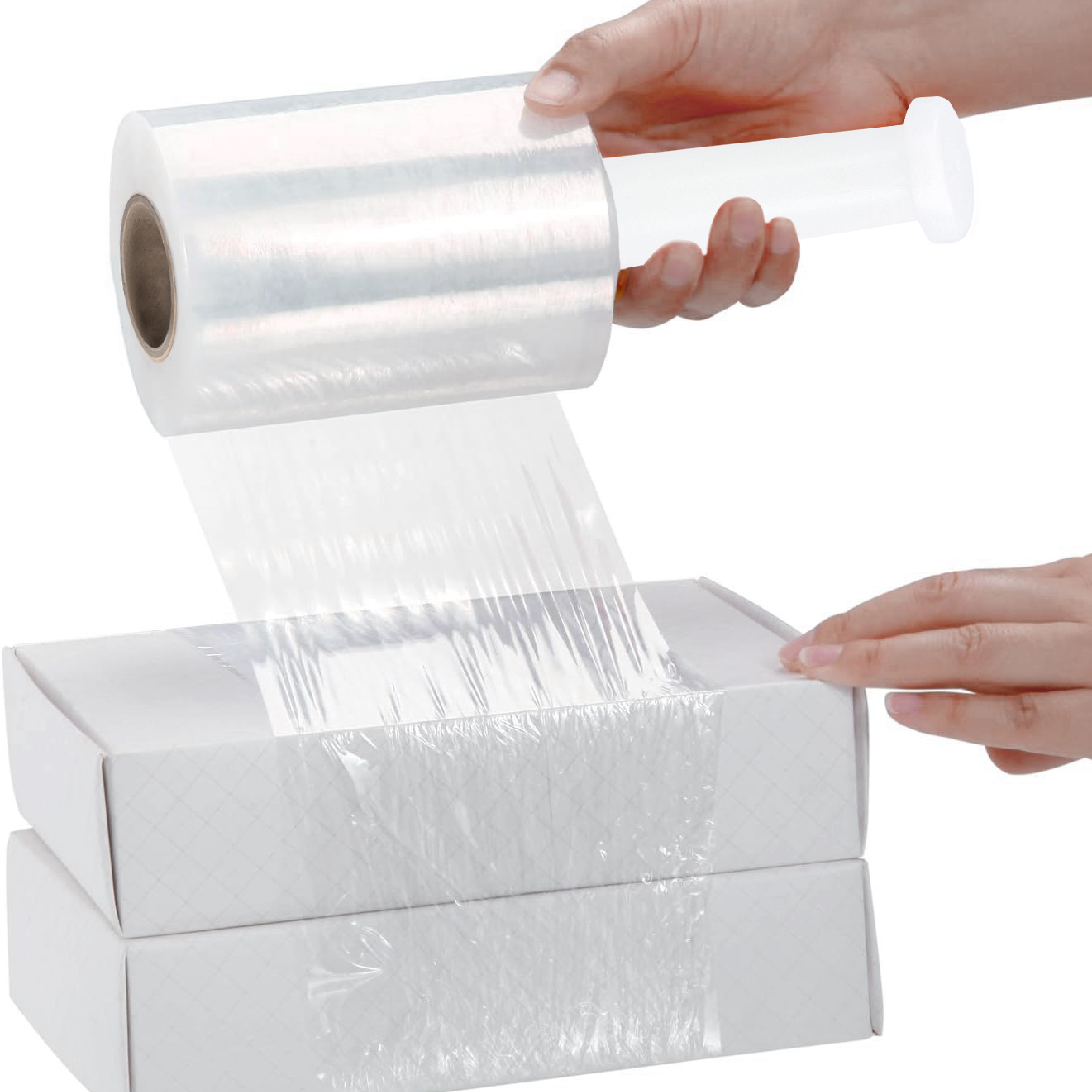 432 Rolls Mini Hand Stretch Wrap 5" x 1000' 80 Gauge Clear Bundling Shrink Film - Picture 7 of 8